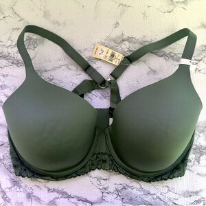 Aerie 38 DD Olive Green Bra